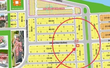 95 tr/m2 Lô góc đường 24m Lô C4-01-01 Sổ đỏ